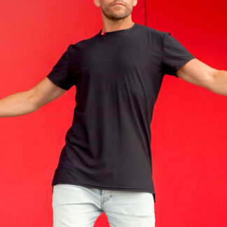 Movem Tall Tee Black