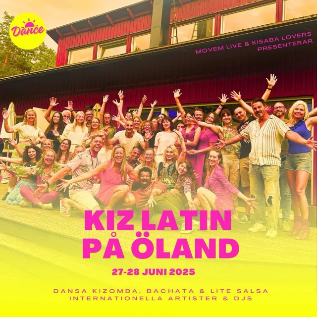 Wanna feel the summer paradise and learn som moves in kizomba and bachata?

Welcome to
🔥Kiz Latin on Öland 🔥
Dance kizomba, bachata & a little salsa

⭐️Instructors⭐️
Sara Hamburg @saravanhamburg
Arunas & Lina arunasmikonis & @lina.mikoniene
Mårten & Anna @martenangner & @annajois
Naom Libre @loco_funka

🎧DJs🎧
DJ Jois
DJ Ray Starz

TICKETS
⚡️Limited number of seats!⚡️So buy tickets now!
Refunds only in case of illness.
Tickets are also transferable to others.

Waaaaaaaay welcome!!