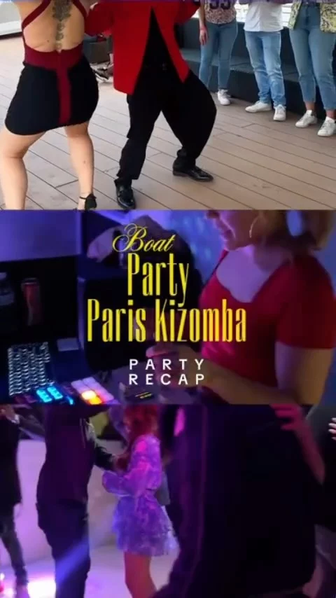 Last chance Paris! The boat party is in a few hours! 🥳🥳🥳🛥️💃 

This is what it looked like last week. This week we think even more amazing people are coming 🚀🥳

🎧Line up :

💥DJ Le GRAND Ti WOSH
💥DJ ICHIGO
💥DJ KINANE-K
💥DJ JOIS

Workshops:
 
💥21H - HARVEY REDDINGTON & EMILIA KUMLIN — Kizomba fusion

🛳️ - 6 Quai Jean Compagnon - Ivry-sur-Seine
Large open-air terrace and air-conditioned indoor room.

The perfect night to dance, relax, and enjoy good vibes.
FREE PARKING

📝 Program:

8:00 PM – Boat opens – FREE SOCIAL & WARM UP VIBES
9PM – 💃🏽🕺🏽 Kizomba Fusion class
10 PM – 🎉🎊 Party until 2:30 AM (Ghetto Zouk, UrbanKiz, Tarraxinha, Tarraxo)

See you soon!🔥